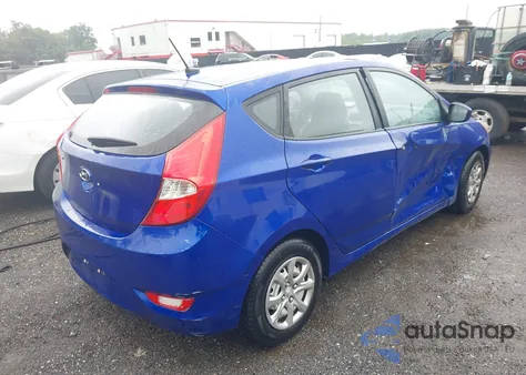 2012 Hyundai Accent Gs из США, поврежденный, VIN KMHCT5AE1CU047705